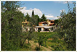 Appartementen Huizen Vakantie in Toscane Chianti heuvels.